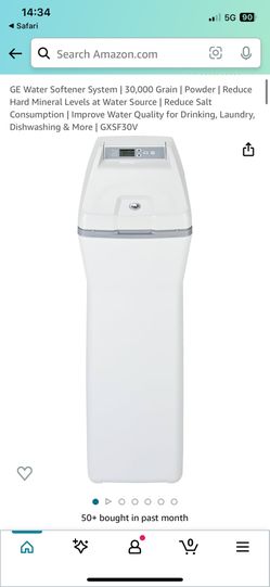 GE GXSF30V WATER SOFTENER