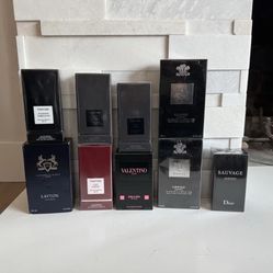 Mix Mens Fragrances Cologne Perfume Lot Box Bundle