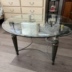 Glass Round Coffee table 