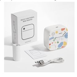 Portable Bluetooth Label Maker, Pink, Thermal Printer with Multiple Templates for Home and Office Organization