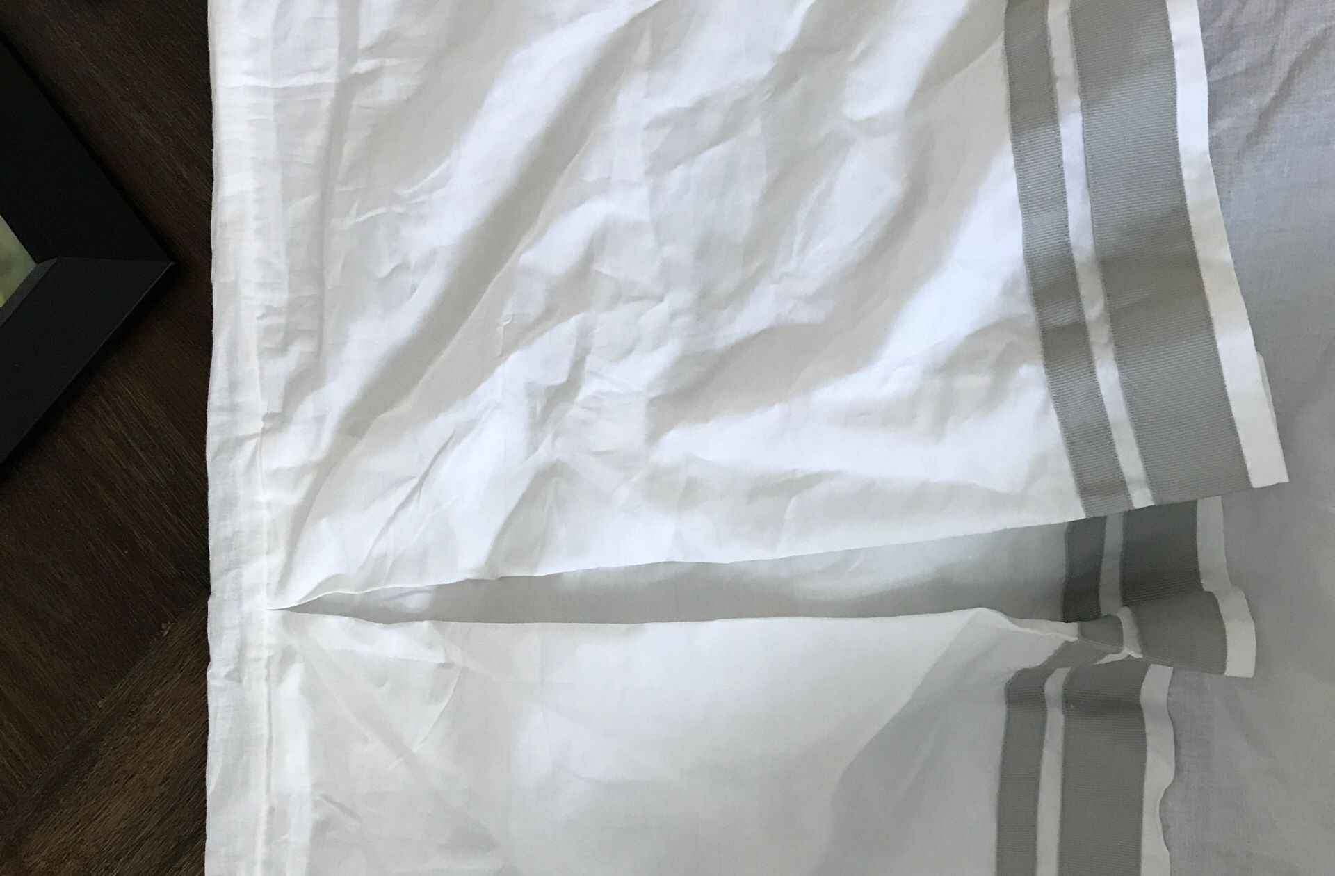 Pottery barn Harper crib skirt