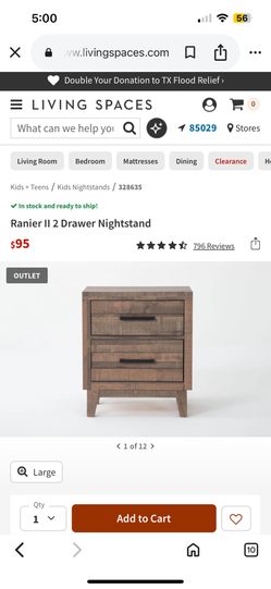 Two Bedside Tables
