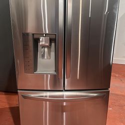 Stainless Steel Refrigerator Fridge LG Fully Functional