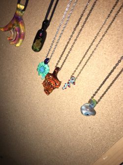 Glass pendants