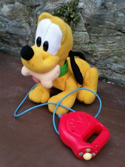 Mattel walking Pluto toy