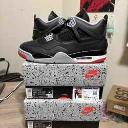Size 10.5 or 11 - Air Jordan 4 Bred Reimagined
