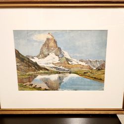VINTAGE WATERCOLOR PAINTING