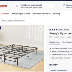 QUEEN BED FRAME W/STORAGE 20% OFF - NEW UNOPENED BOX