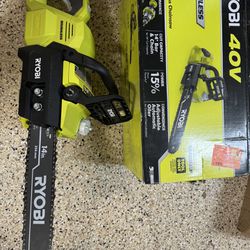 ryobi 40v 14 inch chainsaw - cordless - tool only