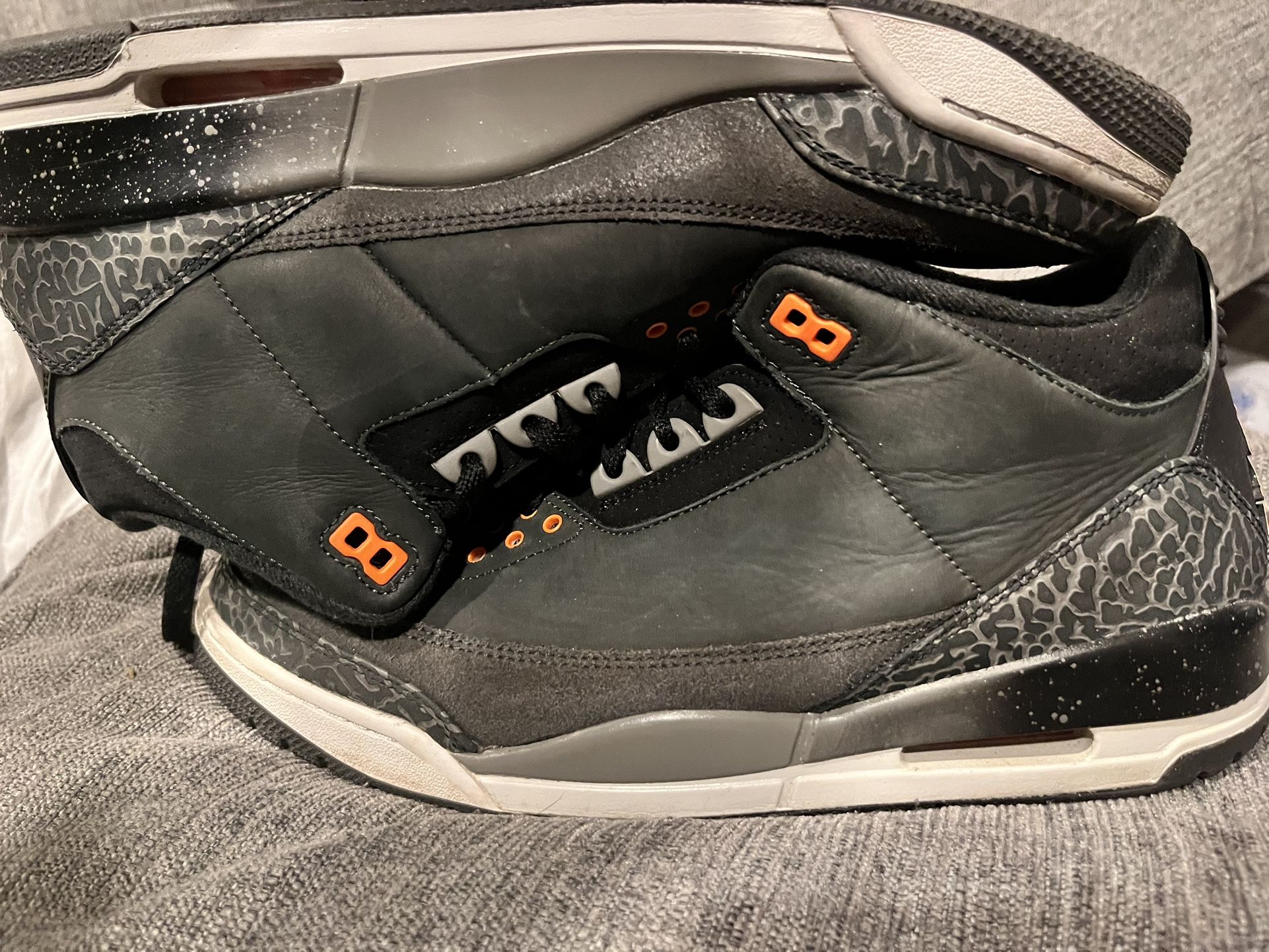 Size 11.5- Jordan 3 Retro 2023 Fear VNDS worn 1