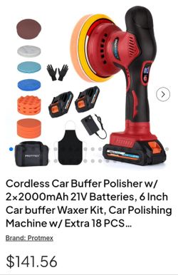 PROTMEX Cordless Buffer Polisher