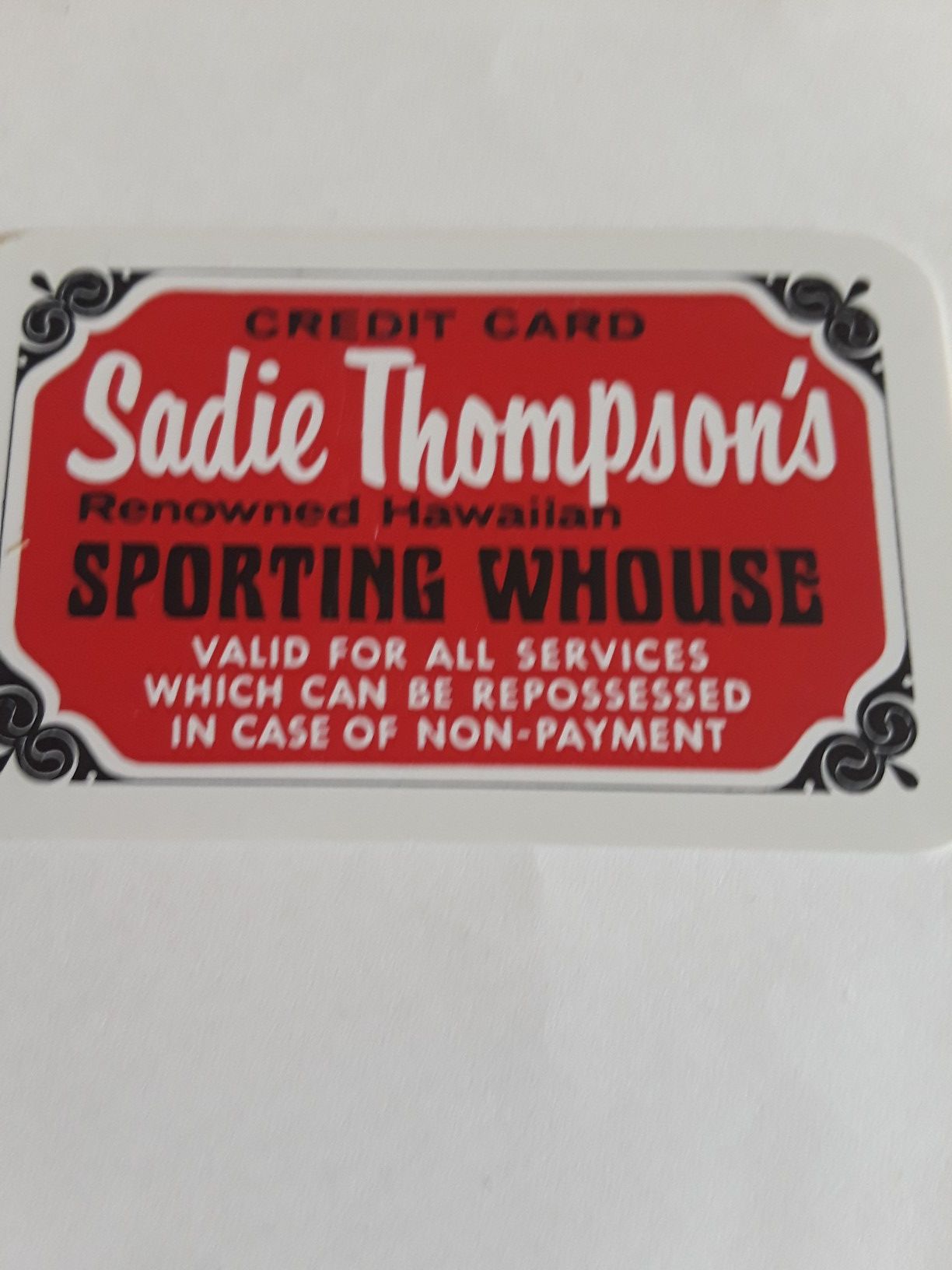 Comic card credit card(wallet size)