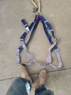 Safety harness for tree turning or whatever you wanna use it for