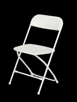 Plastic folding chairs