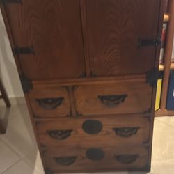 Japanese Tansu Replica Wardrobe Closet