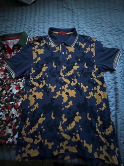 Carolina Herrera Camo Print Polo Shirt
