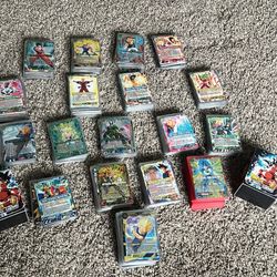 1000+ Dragon Ball Z Sleeved Cards - Mint/Near Mint Condition