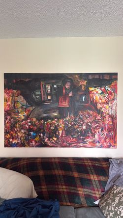 Large Original Acrylic Painting by Dove
