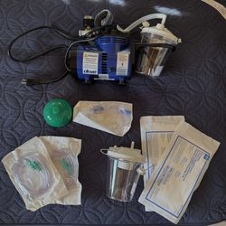 Drive Heavy Duty Suction Machine w/ Extra Medical Supplies