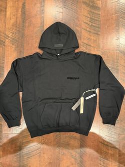 Black Essential Hoodie 