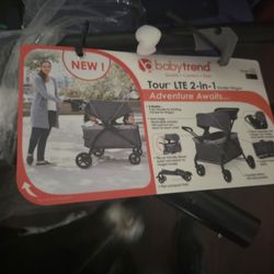 Baby Trend Tour LTE 2-in-1 Stroller Wagon - Desert Grey