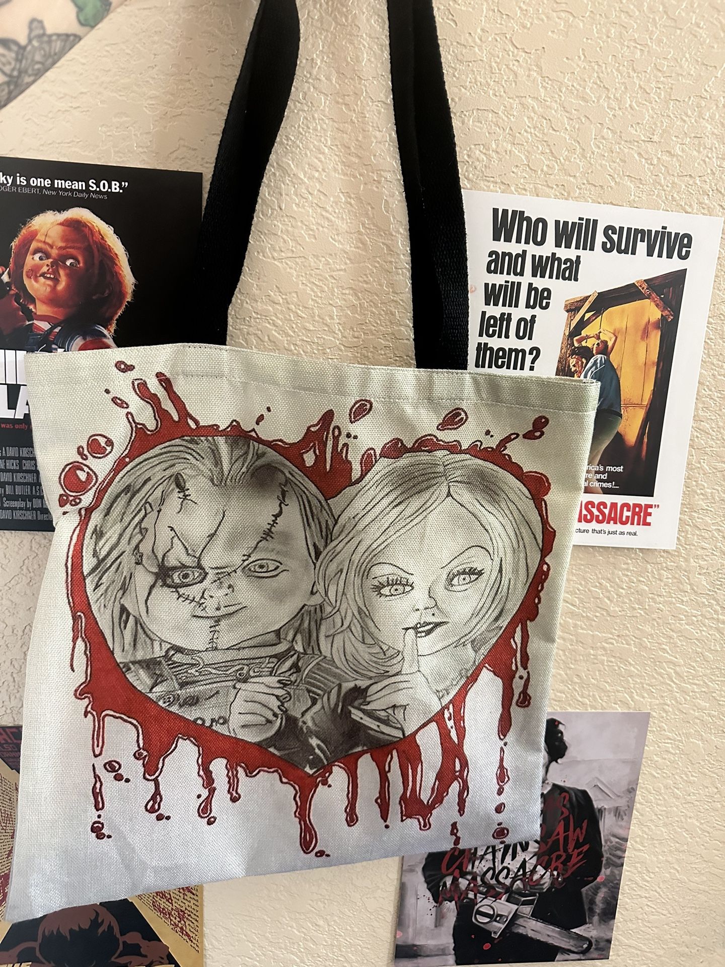 Chucky & Bride Tote Bag