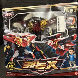 New in box Hello Carbot The Braves Cannon X Transformer Robot toy 