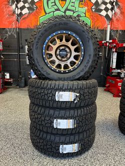 Method 305NV Bronze Wheels and Tires 285/70R17 Milestar Patagonia AT Pro
