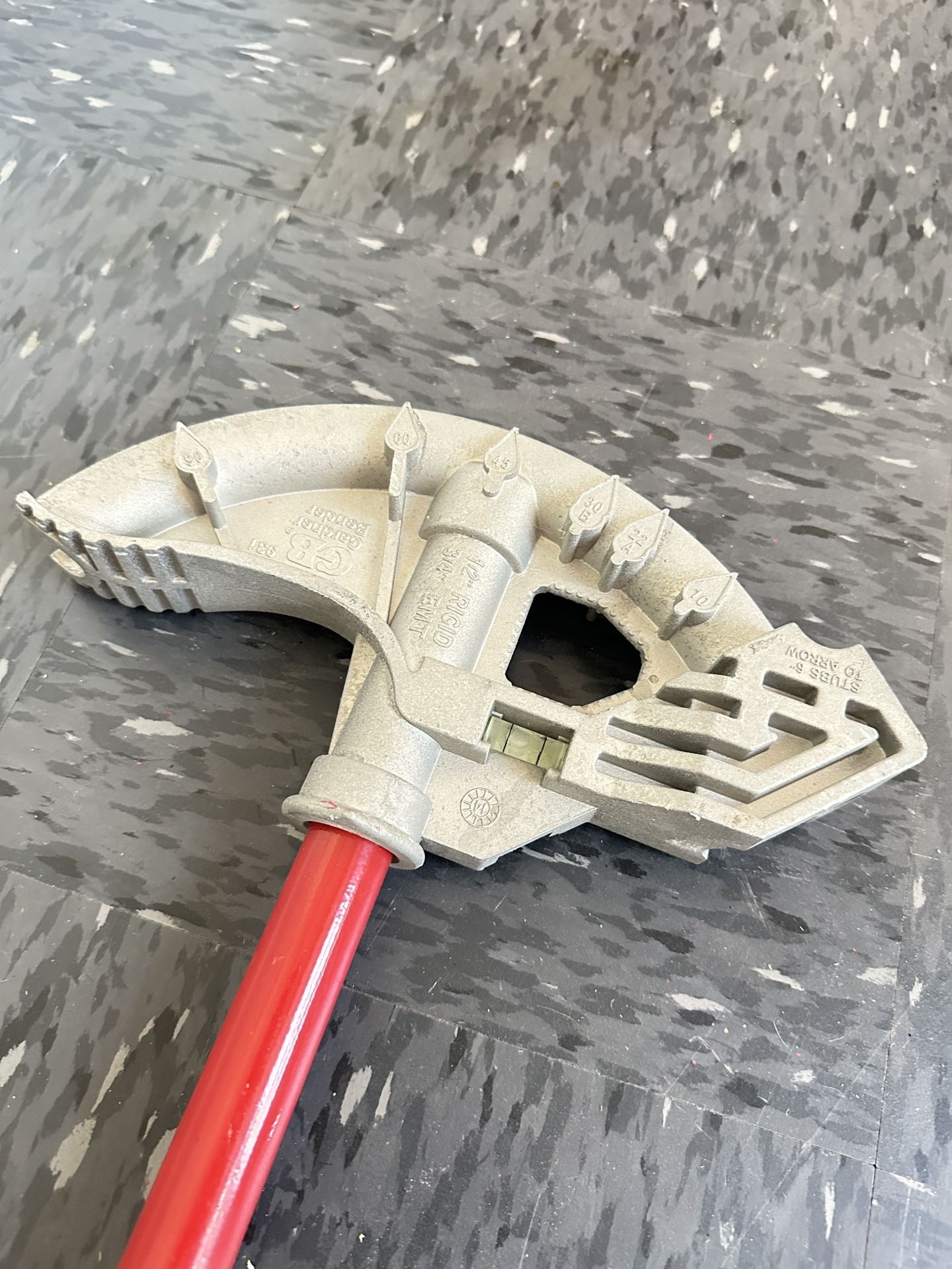 GB Gardner Pipe Bender 3/4 EMT 1/2” Rigid