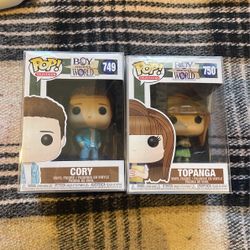 Boy Meets World Funko Pop! Set Cory & Topanga set