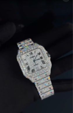 Iced out watch