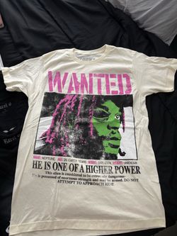 LUCKI TOUR SHIRT-āWANTEDā Neptune Design (RARE MERCH) SZ MEDIUM