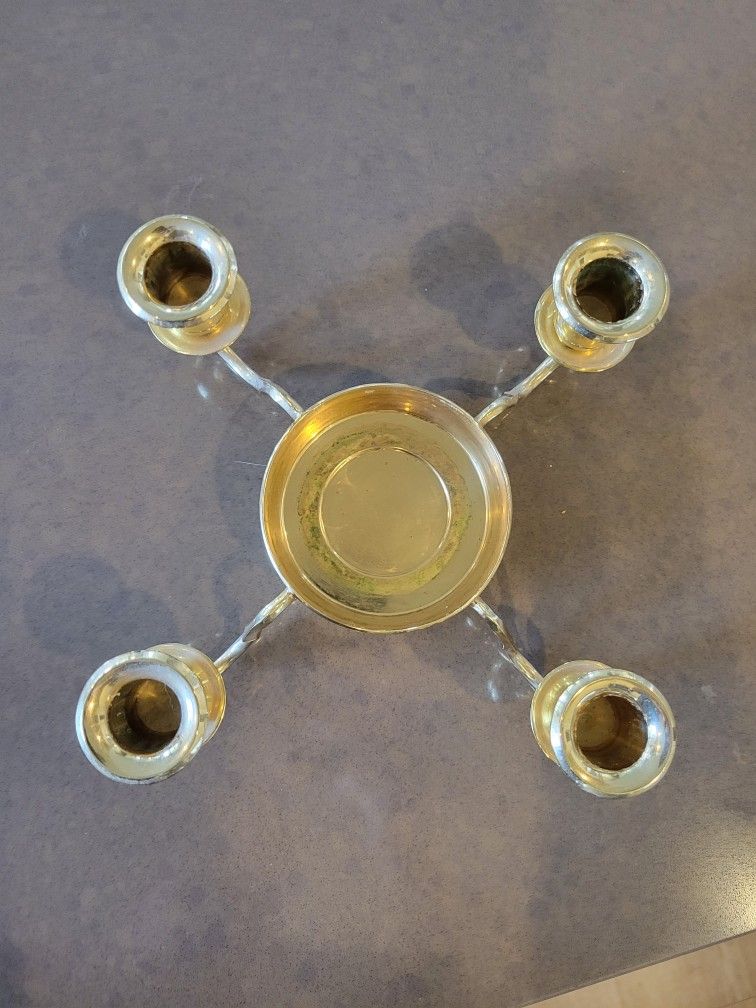 Partylite- Winchester Brass 5 Candle Holder