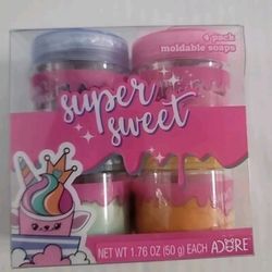 Adore 4 Pk. Super Sweet Moldable Soap