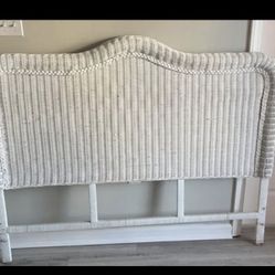 Queen Wicker Headboard