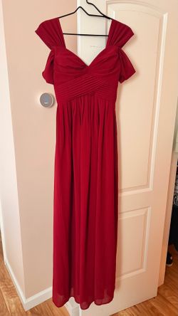 Elegant red fashion nova dress