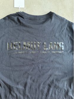NEW Helmut Lang Blackout tshirt size Large