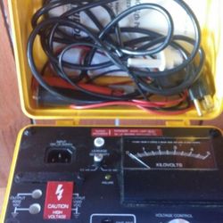 AC/high pot tester megger
