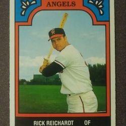 1986 TCMA All-Time Angels Rick Reichardt 7-Ang Baseball Card Vintage Collectible Sports