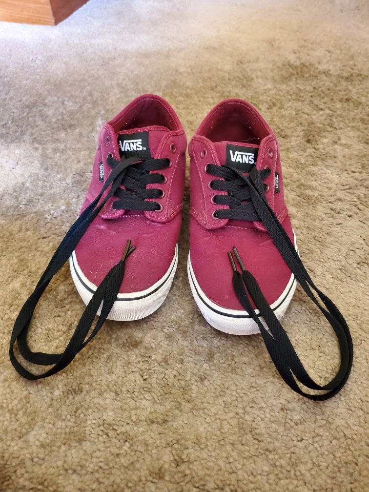 2015/2016 Maroon Vans Shoes