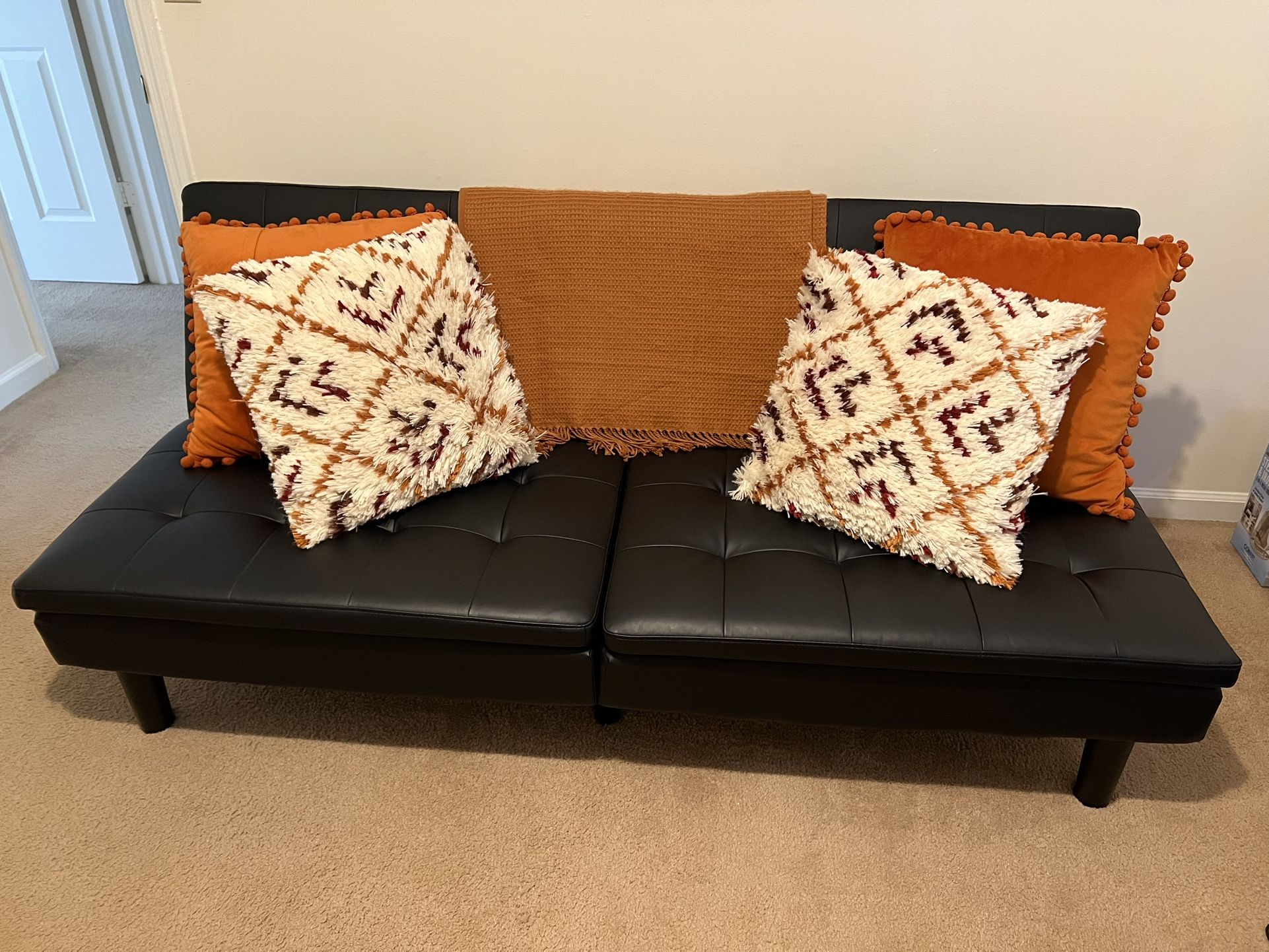 Futon with Cup holders