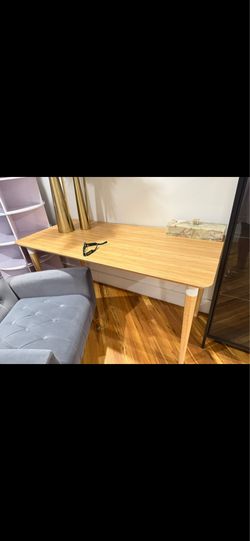Minimal Bamboo Desk / Dining Table