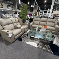 2 Pc Recliner Sofa And Loveseat 