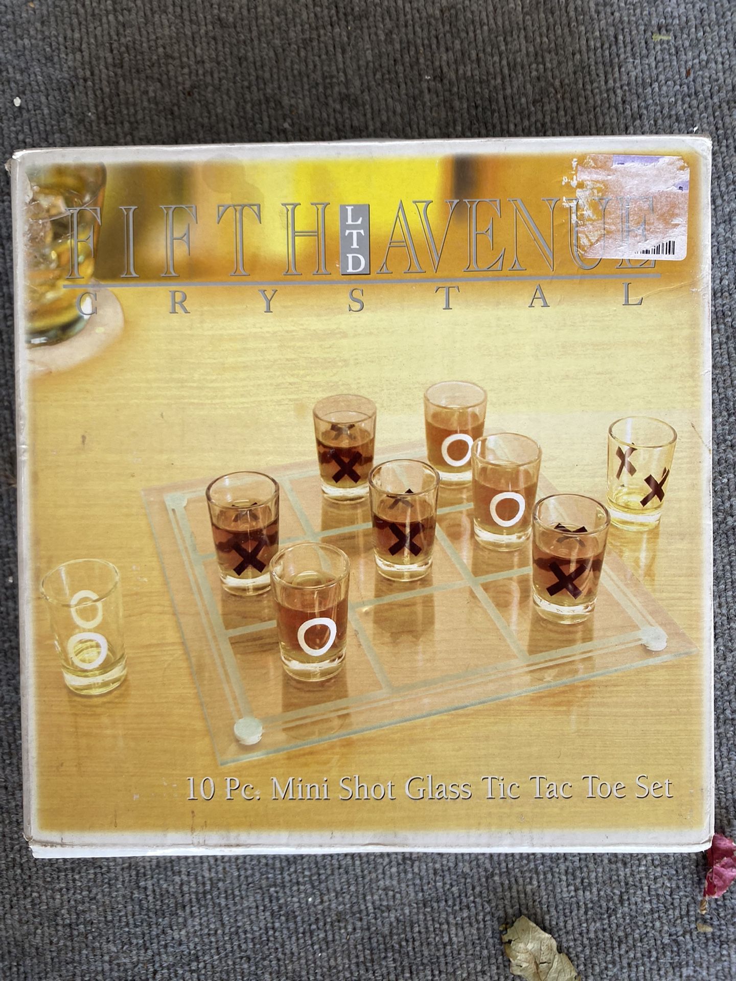 Crystal 5th Avenue Tic Tac Toe Shot Game