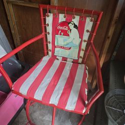 Vintage Coca-Cola Patio Chair 