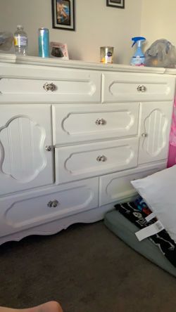 White dresser