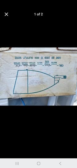 Vintage Stage Lighting Fixture in Box