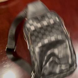 Glossy Black Cross Body bag 