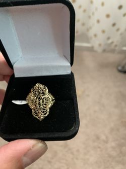 Ladies Freeform Gold Ring