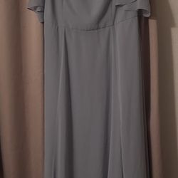 Bridesmaid Dress Dusty Blue Size 12